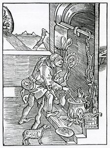 De los tontos que se creen tan sabios, fuertes, hermosos o elocuentes como ellos mismos, ilustración de la traducción al inglés de Alexander Barclay de 